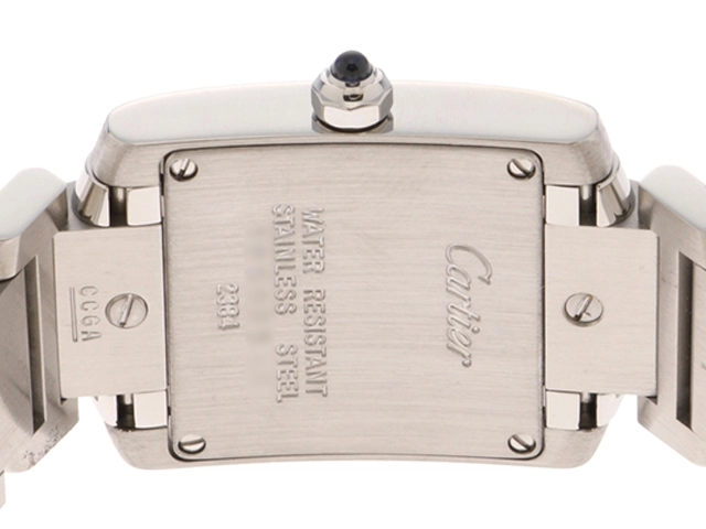 Cartier カルティエ タンクフランセーズSM W51008Q3 ステンレススチール クォーツ レデイーズ 腕時計 C