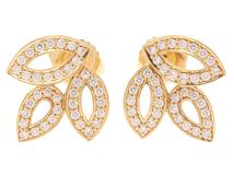 HARRY WINSTON ハリー･ウィンストン リリークラスター ミニ ピアス  EADYPO1MLC K18イエローゴールド/ダイヤモンド0.37カラット  2023年正規品【472】SJ