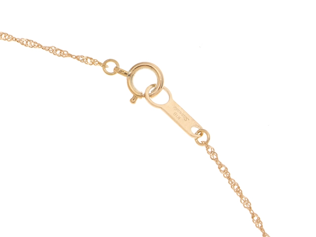 Scarabe　スカラベ　ジュエリー　ネックレス　K18　ムーンストーン　約1.6g　2143100524422【207】