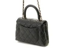 CHANEL マトラッセ ココハンドル エクストラミニ ブラック ゴールド