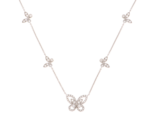 GRAFF グラフ マルチ バタフライ シルエット ダイヤモンド ペンダント