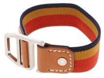 HERMES エルメス ロカバールブレスレット ナイロン/レザー【472】YY