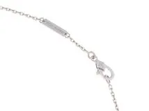 Van Cleef & Arpels　ヴァン クリーフ&アーペル　ヴィンテージアルハンブラ　ネックレス　K18ホワイトゴールド　白蝶貝　5.4g【430】2143100526952
