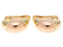 BVLGARI　ブルガリ　チェルタウラピアス/YG/PG/16.5g【430】2143100527010