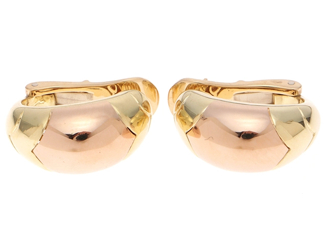 BVLGARI ブルガリ チェルタウラピアス/YG/PG/16.5g【430