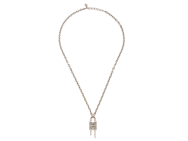 GIVENCHY　ジバンシー　こもの　ネックレス　ロックミニネックレス　SS　シルバー　BF00LZF003　箱付き　【472】HA