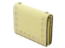 VALENTINO ヴァレンティノ ロックスタッズ ウォレット 二つ折財布  