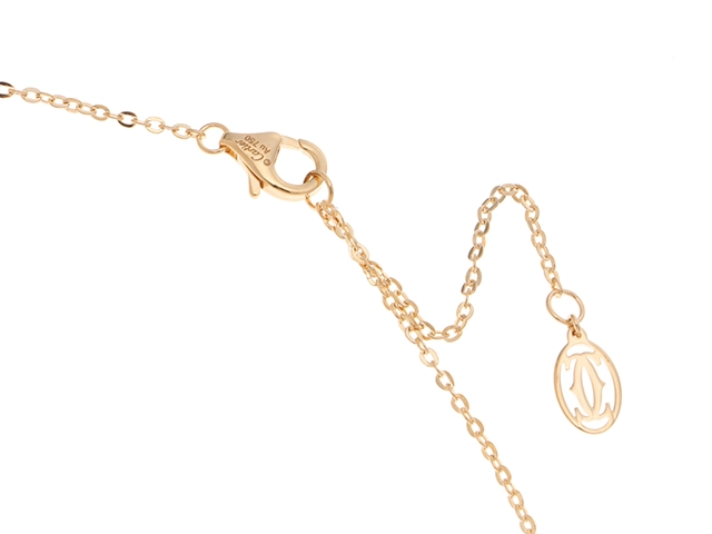 Cartier カルティエ トリニティ ネックレス K18 ゴールド ダイヤモンド 4.7g 2143100529274 【471】L