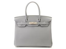 HERMES エルメス ハンドバッグ バーキン30 グリパンタン/シルバー金具 トゴ K刻印(2025年頃)【472】YY