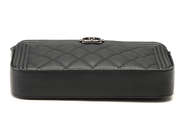 CHANEL シャネル ボーイシャネル Wジップチェーンウォレット