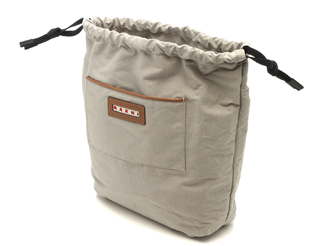 MARNI マルニ ミュゼオ スモールバッグ カーフレザー ブラウン/ブラック SHMPV01TY0LV639Z2P69 トートバッグ 2143100531307【207】