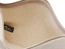 HERMES　エルメス　ハンドバッグ　トートバッグ　トレサージュ・マラン　ビーチバッグ　キャンバス　レッド　ポーチ付き　【472】HA