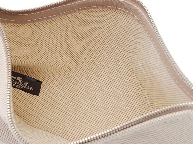 HERMES エルメス ハンドバッグ トートバッグ トレサージュ・マラン ビーチバッグ キャンバス レッド ポーチ付き 【472】HA