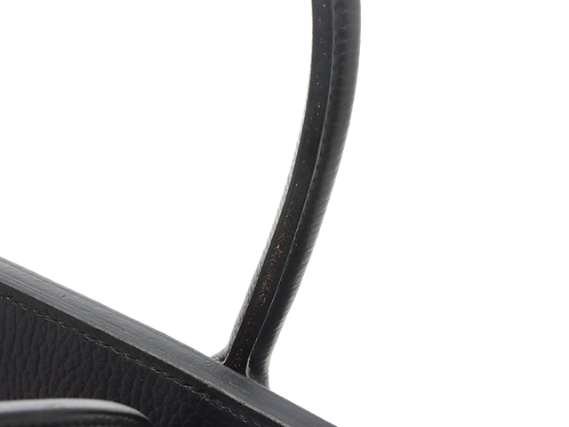 HERMES エルメス ハンドバッグ バーキン35 ブラック アルデンヌ ゴールド金具 □C刻印 2143100534407【430】