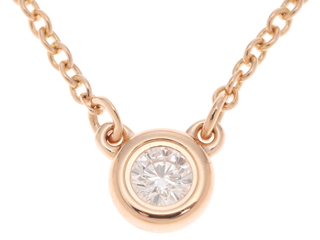 TIFFANY＆CO バイザヤード ネックレス　 ピンクゴールド TIFFANY＆CO ティファニー バイザヤード ネックレス K18ピンクゴールド