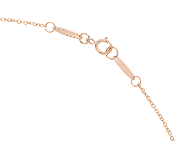 【335】ティファニー バイザヤード ダイヤモンド ネックレス K18 Tiffany & Co. バイザヤード K18YG ダイヤモンド ネックレス