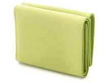 LOEWE ロエベ 財布 アナグラム トライフォールド ウォレット グリーン