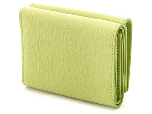 LOEWE ロエベ 財布 アナグラム トライフォールド ウォレット グリーン