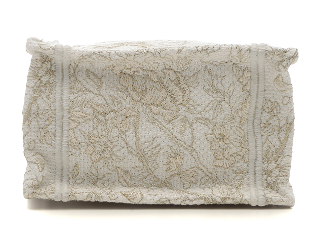 Dior ディオール ブックトート ミニ フォンバッグ ホワイト/ゴールド