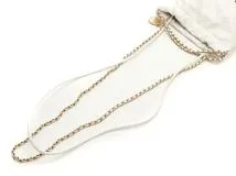 CHANEL　シャネル　CHANEL22 ミニハンドバッグ　ホワイト/GP シャイニーカーフスキン　【433】