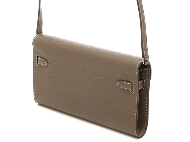 HERMES エルメス ケリーロング・トゥゴー エトゥープ シルバー金具 B