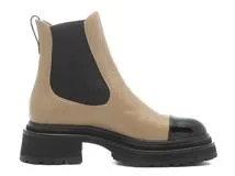 CHANEL シャネル サイドゴアブーツ CHANEL シャネル サイドゴアブーツ レディース37 ベージュ レザー