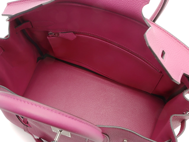 HERMES　エルメス　バーキン３０　Ｄ刻印(2019年)　ローズパープル／ＳＶ　【471】