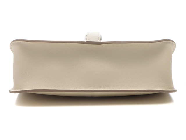 HERMES エルメス ショルダーバッグ アルザン・ミニ スイフト クレ/シルバー金具 W刻印【472】AH