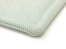 HERMES　エルメス　フラットポーチGM　Hティサージュ　ブルー　トワルアッシュ　デコラシオ【472】YI