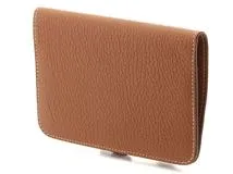 HERMES エルメス 財布 ドゴンコンパクト ゴールド トリヨンクレマンス