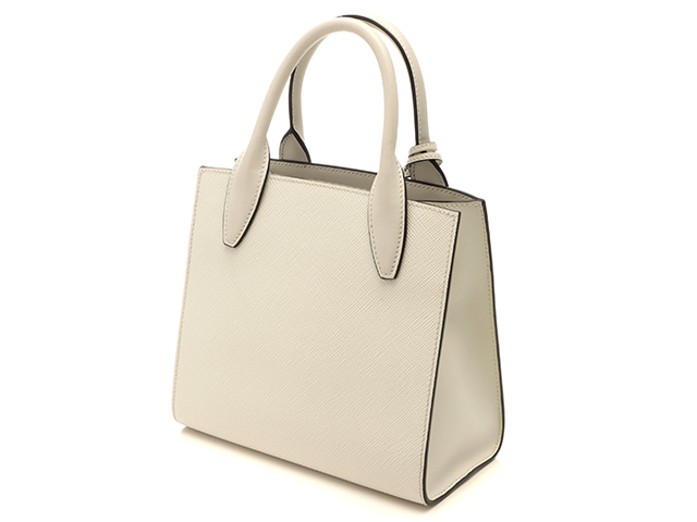 PRADA プラダ 2wayバッグ ホワイト サフィアーノ 【460】2143100544673