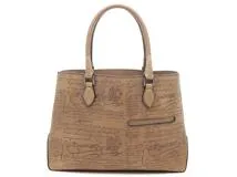 BERLUTI トートバッグ ベージュ レザー Berluti ベルルッティ カリグラフィ トゥジュール トート バッグ