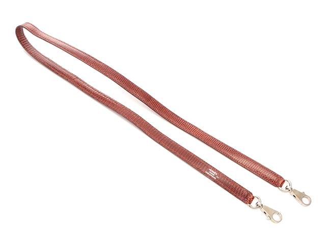 Hermès　エルメス　ケリー25　リザード素材　ブラウン　シルバー金具　□K刻印　2007年頃製造　【472】HA