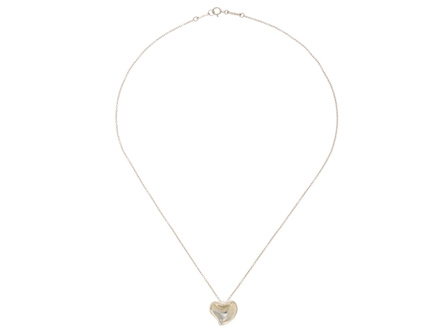Tiffany & Co. カーブドハートネックレス TIFFANY&Co.】ティファニー カーブド ハート ネックレス