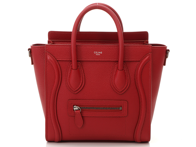 CELINE ラゲッジ マイクロショッパー RED