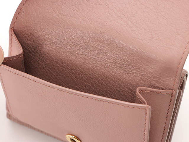 LOEWE ロエベ 財布 三つ折り財布 レザー ピンク 2143200369404