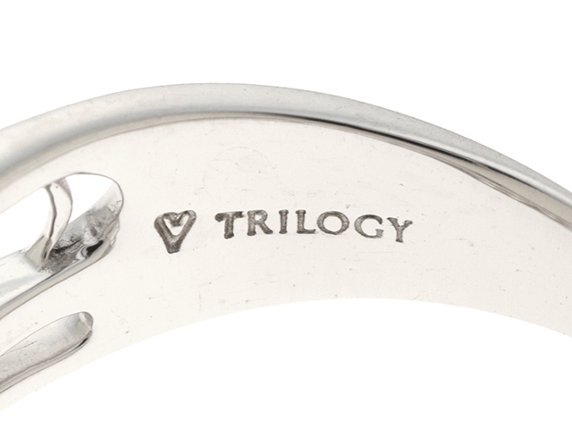 TRILOGY トリロジー 貴金属 宝石 リング ダイヤモンド 0.20ct K18 ホワイトゴールド 16号 6.5g【473】  の購入なら「質」の大黒屋（公式）