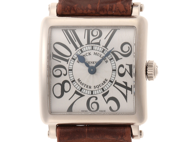フランクミュラー 6002LQZV マスタースクエア FRANCK MULLER フランク・ミュラー マスタースクエア 6002SQZ WG/革