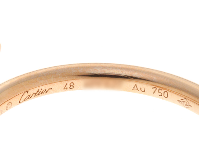 Cartier カルティエ ジュストアンクル リング 指輪 SM B4225800 PG ...