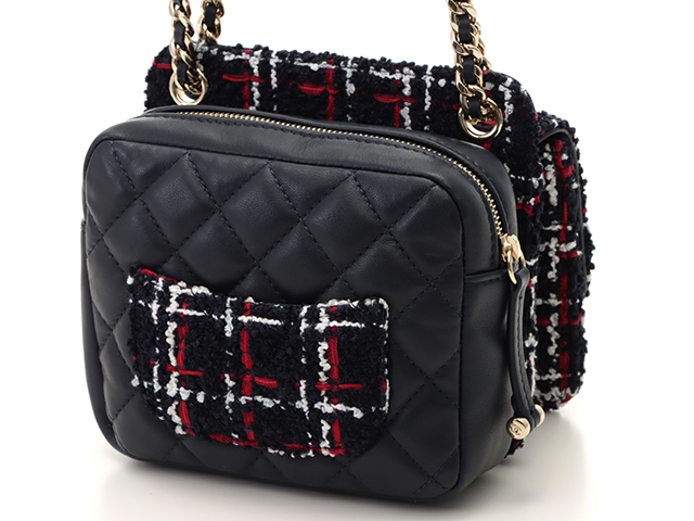 CHANEL シャネル マトラッセ チェーンショルダーバッグ ラムスキン