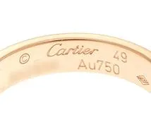 Cartier カルティエ　貴金属・宝石　ミニラブリング　ラブリング　PG　ピンクゴールド　2.9ｇ　49号　【435】