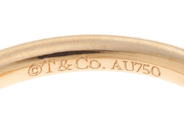 Tiffany&Co ティファニー&コー Tワイヤーリング PG AU750