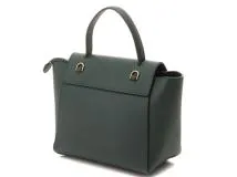 CELINE セリーヌ ベルトバッグナノ ショルダーバッグ グレインドカーフスキン グリーン ゴールドメタル金具 189003ZVA【474】  の購入なら「質」の大黒屋（公式）