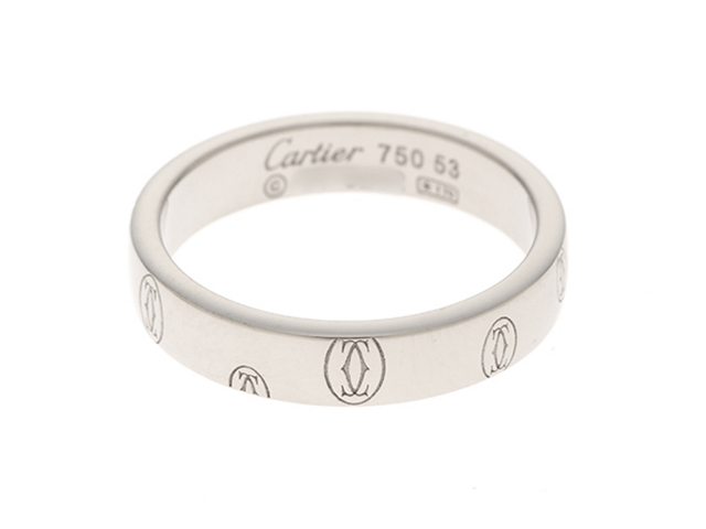 Cartier カルティエ 指輪 ハッピーバースデーリング K18ホワイトゴールド 約13号 【437】の購入なら「質」の大黒屋（公式）