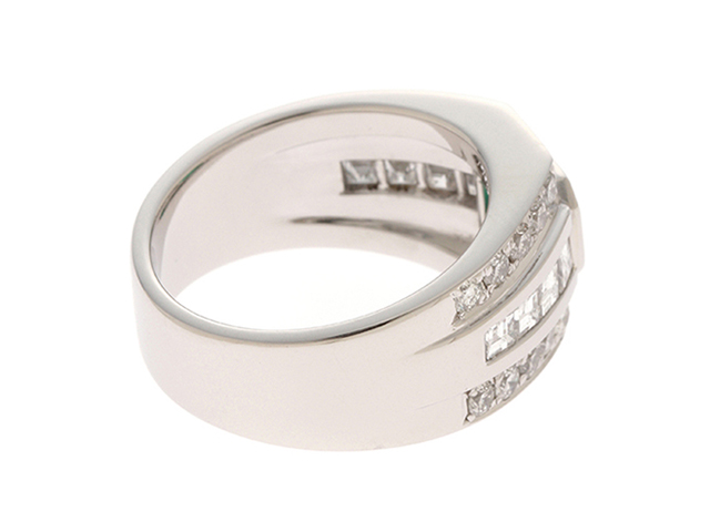 ノンブランドジュエリー ノーブランド ジュエリー リング 指環 指輪 デザインリング プラチナ900 エメラルド Pt900 E0 75 D1 61 16 2g 14 14号 メンズ 男性 女性 ユニセックス 472 Hfの購入なら 質 の大黒屋 公式