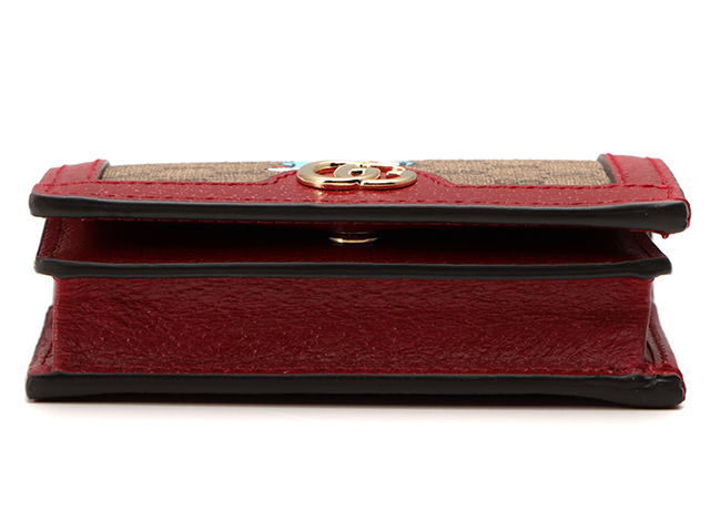 希少美品✨グッチ◇コインケースミニウォレット　スプリーム　メタルロゴプレート GUCCI グッチ ミニGGスプリーム コンパクトウォレット 647788