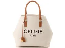 CELINE セリーヌ バッグ ホリゾンタル カバ トートバッグ ロゴプリント