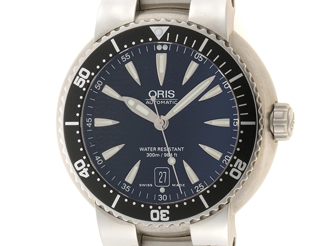 ORIS オリス ダイバーズ デイト 7533A ブラック ステンレススチール メンズ 自動巻き （2143200440264）【200】  の購入なら「質」の大黒屋（公式）