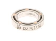DAMIANI　ダミアーニ　D.Sideトップ　トップ　ジュエリー　K18YG　K18WG　1ポイントダイヤモンド　2.1g　【436】　2143200441766
