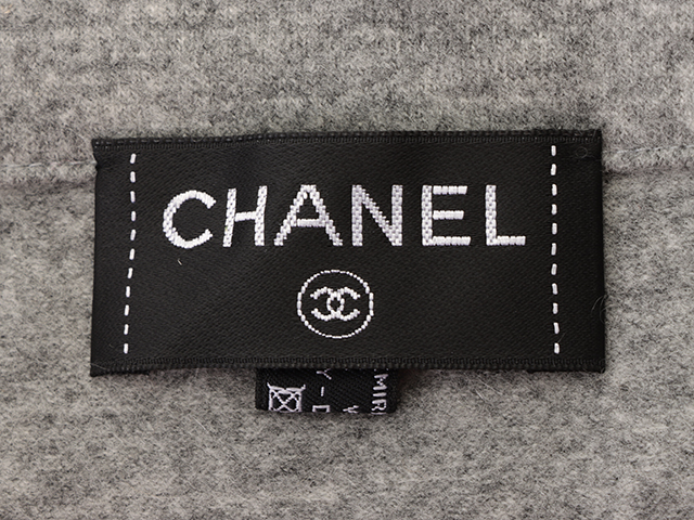 CHANEL シャネル ココマーク ブランケット カシミヤ ウール【472
